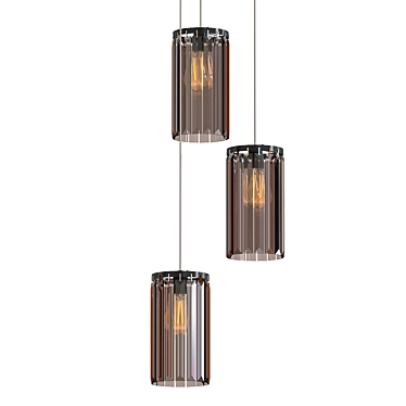 Vitaluce Pendant Chandelier - Modern Design 3D model image 1 