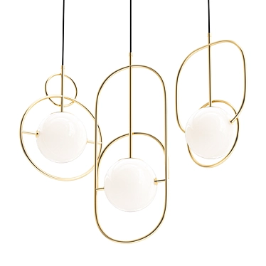 Elegance Illuminated: Charade Pendant Lamp 3D model image 1 