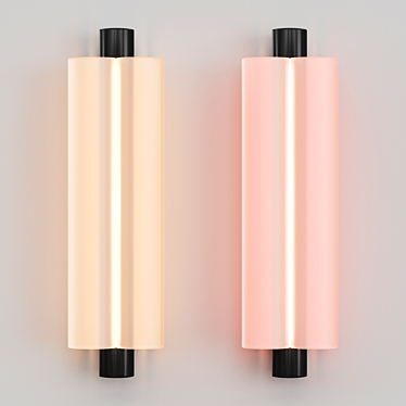 Sleek Metropol Wall Light 3D model image 1 