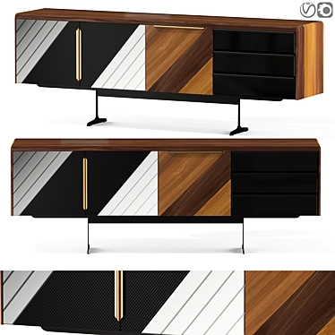 Elegant Julet Sideboard@ 3D model image 1 