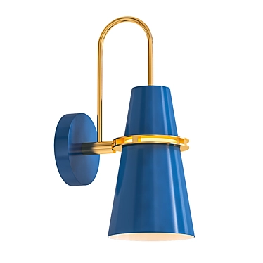 Contemporary Gilbert Wall Lamp 3D model image 1 