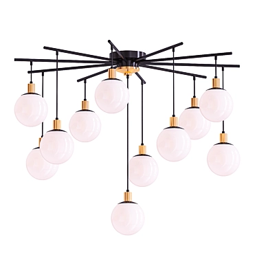 Modern Nordic Chandelier: Neo 2014 3D model image 1 