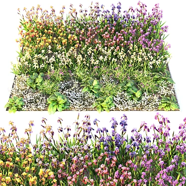 Flower Garden Oasis 3D model image 1 