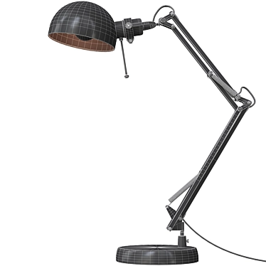 Forså Dark Green Desk Lamp 3D model image 1 