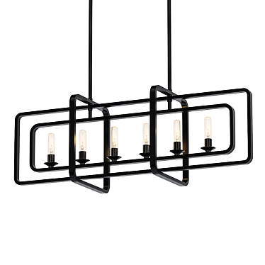 Quentin Linear Suspension: Elegant Illumination Solution 3D model image 1 