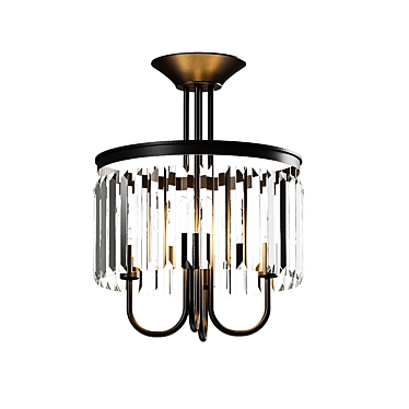 Elegant Narcissa Chandelier 3D model image 1 