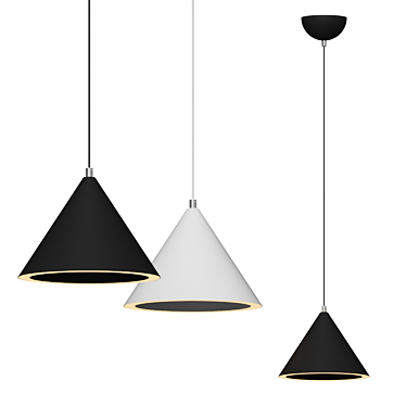 Abyss Mini Pendant: Mesmerizing Lighting 3D model image 1 