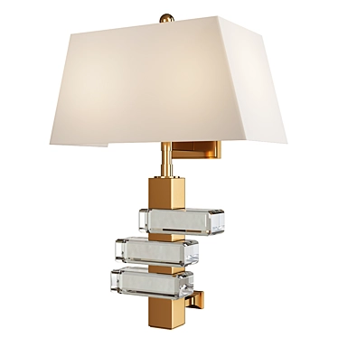 Elegant Moreau Large Sconce 3D model image 1 