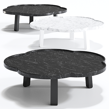 Sleek Soya Table: Italian Design Excellence 3D model image 1 
