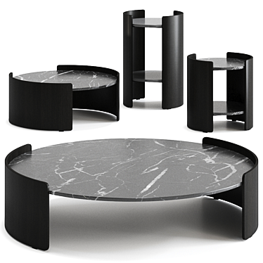 Parenthesis P10005 Table: Modern Italian Design 3D model image 1 