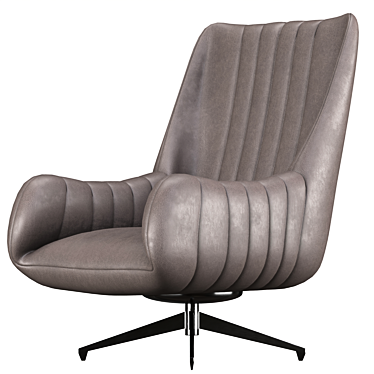 RUBIE Armchair - Modern Elegance in Your Home 3D model image 1 