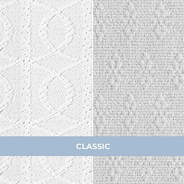 Title: BauTex Classic Quartz Jacquard Wallpapers 3D model image 1 