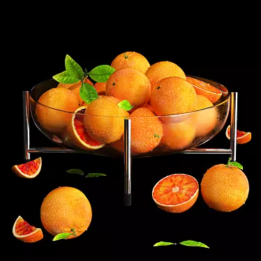 Modern Fruits Dish Stand 3D model image 1 