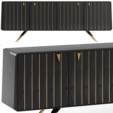 Sona Console: Modern 3D Model 3D model image 1 