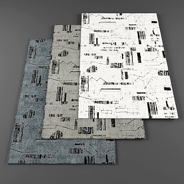 Modern Rug Set | High-Resolution Texture Bundle 3D model image 1 
