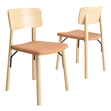 Rustic Chic Kea Chair 3D model image 1 