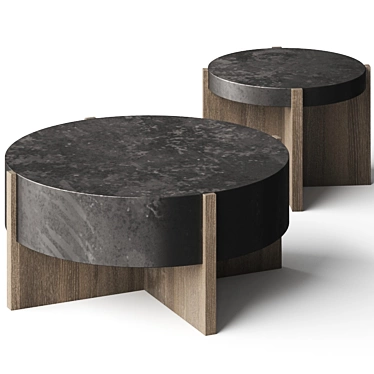 Elegant Bingham Coffee Tables 3D model image 1 