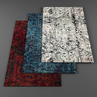 High-Resolution Rug Set 3D model image 1 