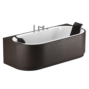 Title: Yuma Art Air Massage Bathtub 3D model image 1 