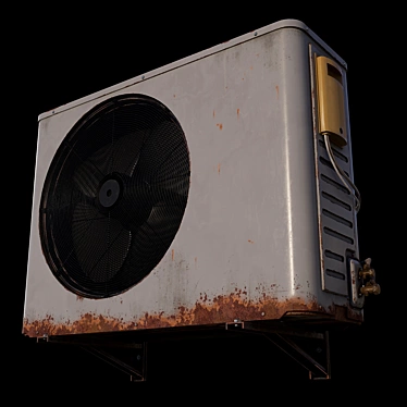 Rustic Outdoor A/C Unit: 2015 Version 3D model image 1 