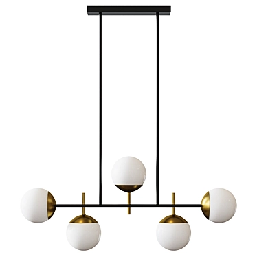 Kovacs Alluria Linear Chandelier 3D model image 1 