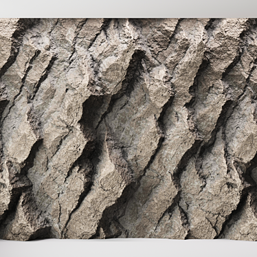 Title: Seamless Rock Cliff Wall Texture 3D model image 1 