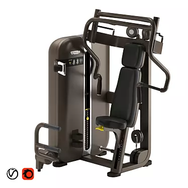 Ultimate Chest Workout Machine 3D model image 1 