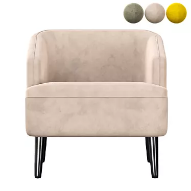 Aries Armchair - Modern Comfort for Your Home 3D model image 1 