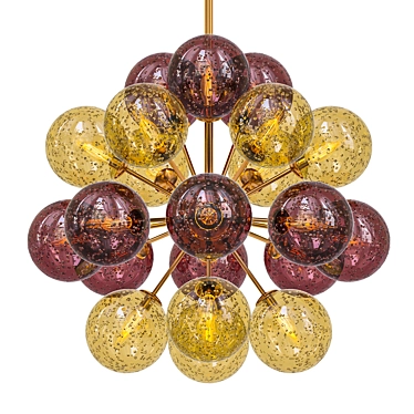 Elegant Sputnik Chandelier: Ventiquattro 3D model image 1 