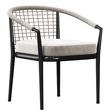 Elegant Ergonomic Erica Chair 3D model image 1 