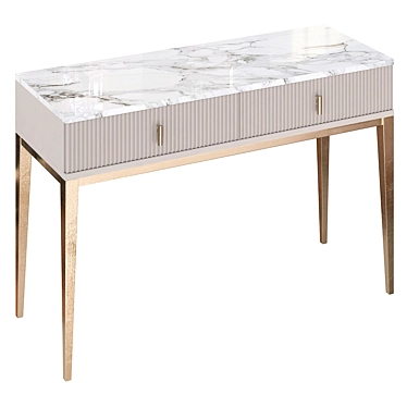 Luxury Marble Console Table: Katalina 3D model image 1 