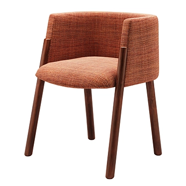 Modern Kelly Wearstler Acero Dining Chair 3D model image 1 