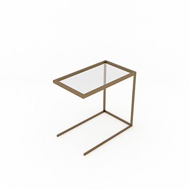 Title: Circular Modern Coffee Table 3D model image 1 