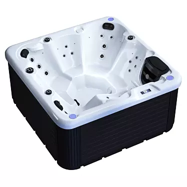 Jacuzzi Balboa SR810C: Low Poly Hot Tub 3D model image 1 