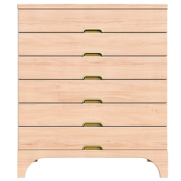 Comod 2016 Tallboy Dresser 3D model image 1 