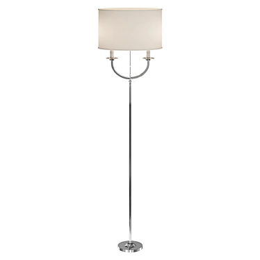 Andromeda Lumis White Floor Lamp 3D model image 1 