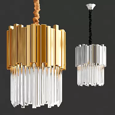 Elegant 30cm Pendant Light 3D model image 1 