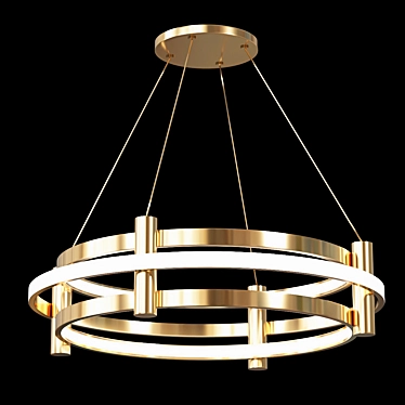 Elegant Pendant Light 06 3D model image 1 