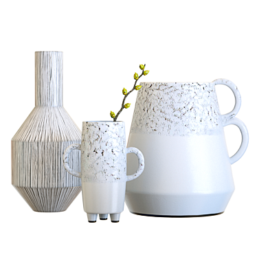 Crate & Barrel Lyman, Fremont & Caldwell Vases: Beautiful 3D Models 3D model image 1 
