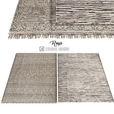 Luxury Carpets: Sophisticated Style 3D model image 1 