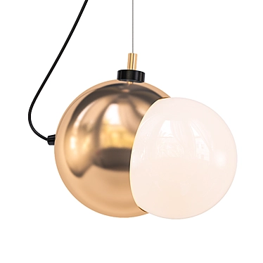 Maggie LED Pendant: Elegant Illumination 3D model image 1 