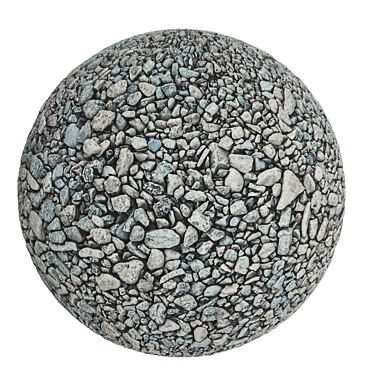 Small Stone 4K Material 3D model image 1 