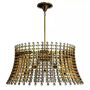 Elegant Serafina Large Chandelier 3D model image 1 