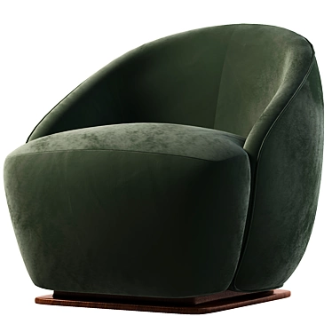 Modern Armchair: Stylish and Comfortable 3D model image 1 