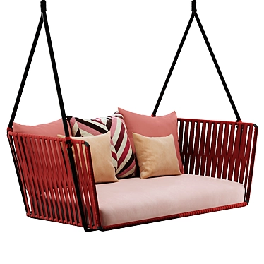 Kettal Bitta Swing: Stylish Outdoor Relaxation 3D model image 1 