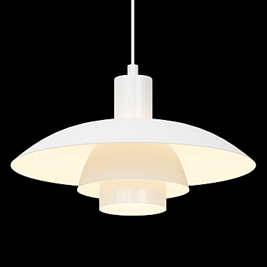 Elegant Multi-level Pendant Light 3D model image 1 