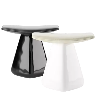 Delcourt's Dam Stool: Modern Elegance 3D model image 1 