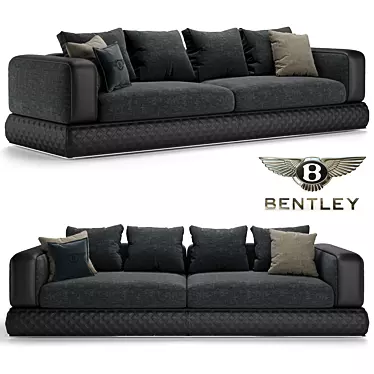 Luxury BENTLEY HOME Westbury Sofa 3D model image 1 