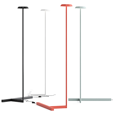 Sleek 5955 Floor Lamp by Vibia 3D model image 1 