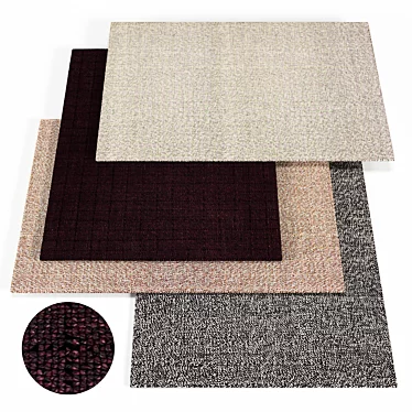 Waan Rug: Vibrant and Versatile Décor 3D model image 1 